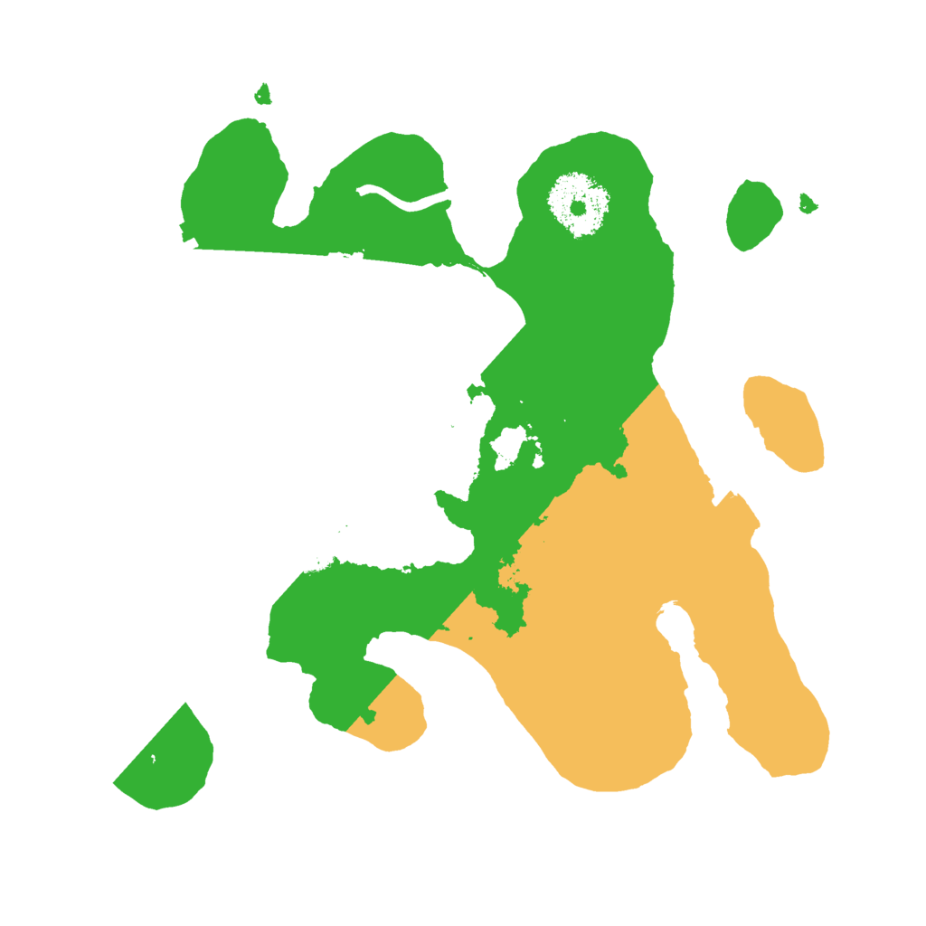 Biome Rust Map: Procedural Map, Size: 2350, Seed: 2