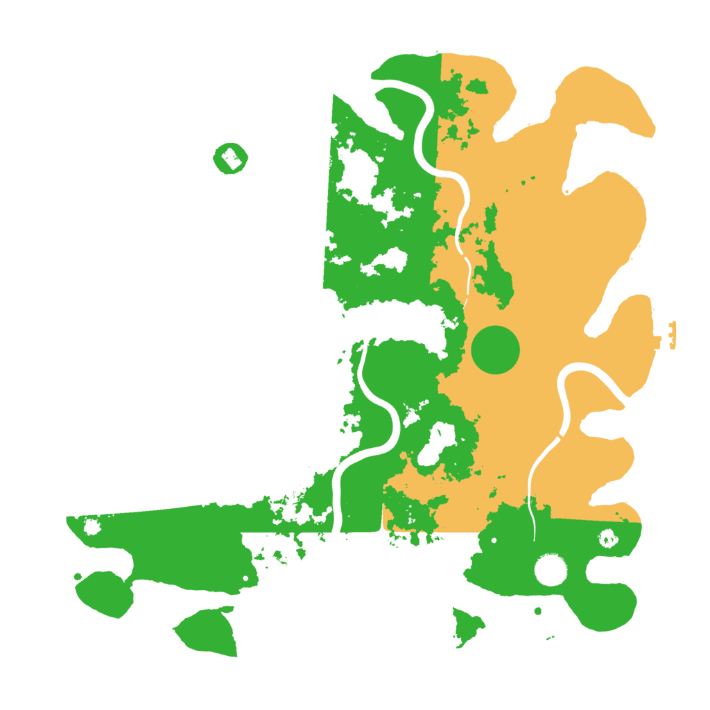 Biome Rust Map: Procedural Map, Size: 3850, Seed: 26670155