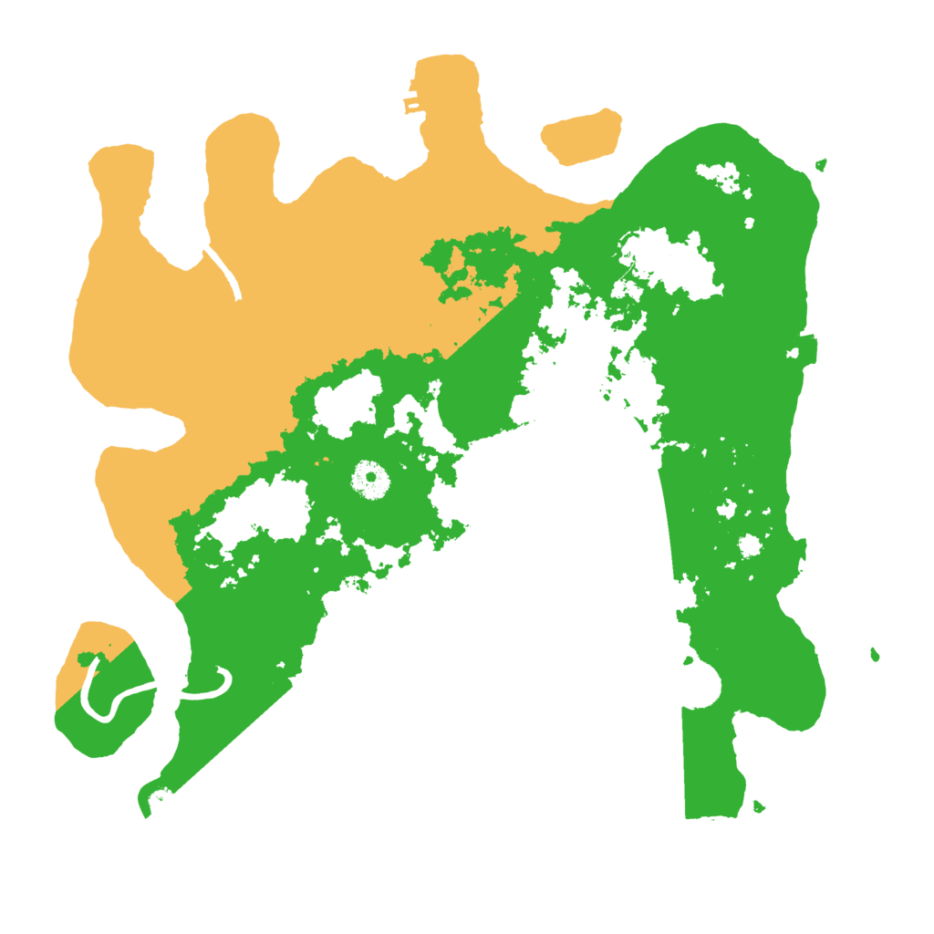 Biome Rust Map: Procedural Map, Size: 3700, Seed: 29828526