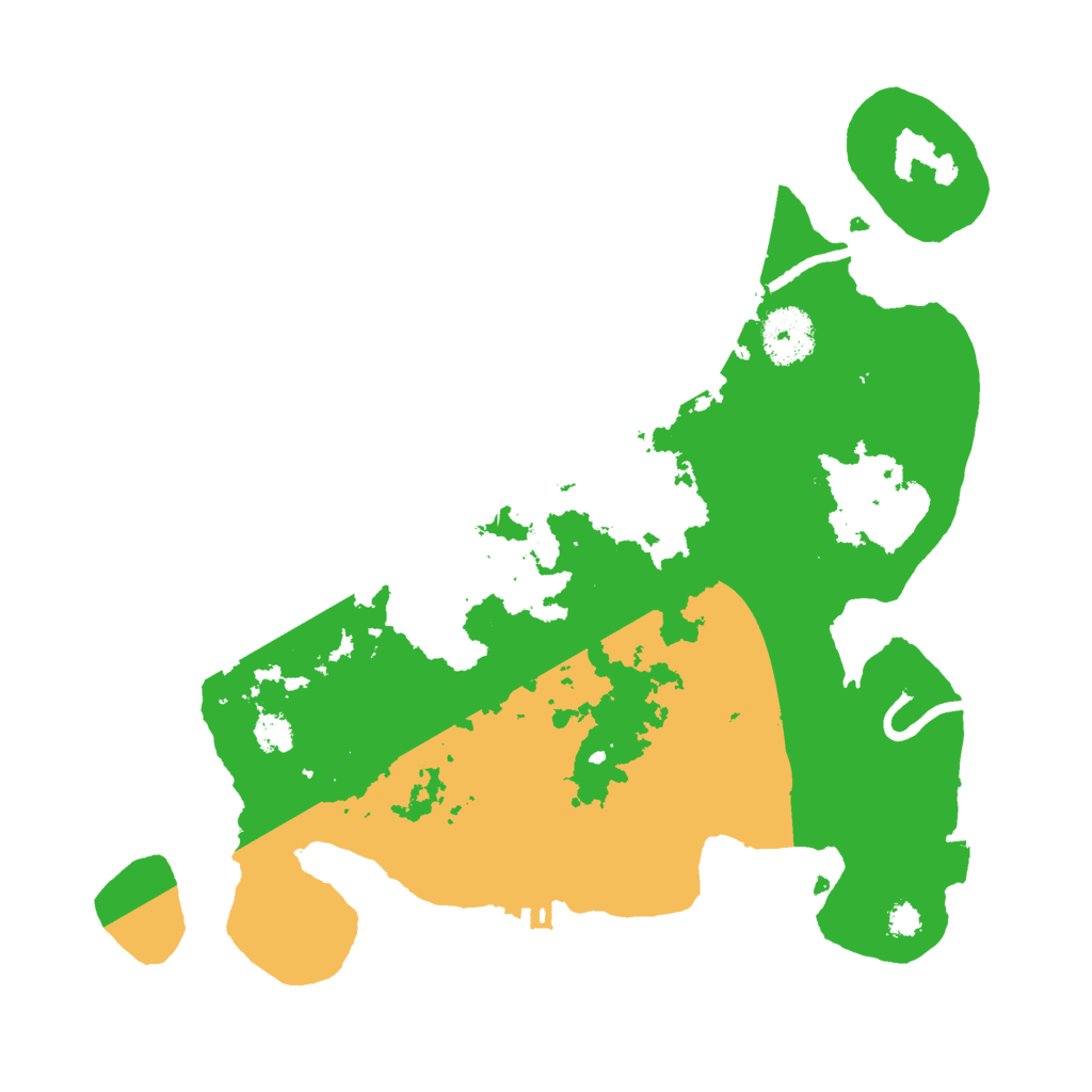 Biome Rust Map: Procedural Map, Size: 3000, Seed: 27256