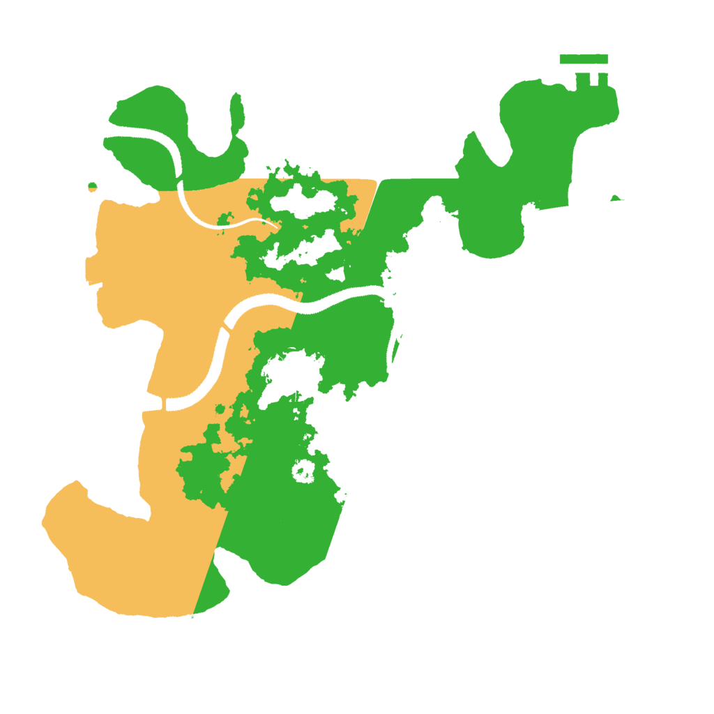 Biome Rust Map: Procedural Map, Size: 3000, Seed: 923454987