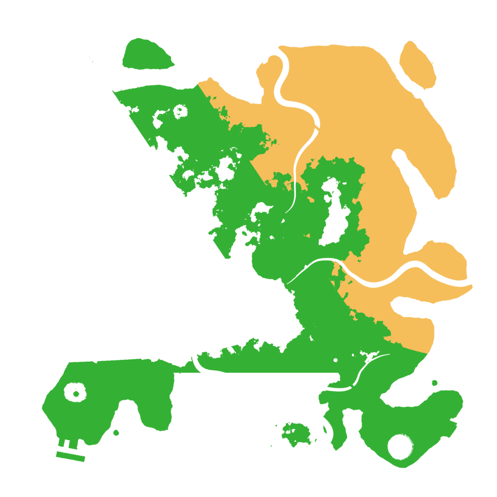 Biome Rust Map: Procedural Map, Size: 3500, Seed: 1958327487