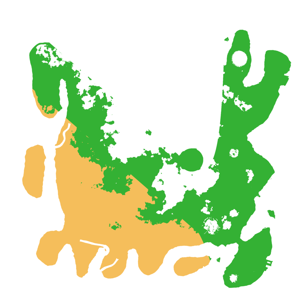 Biome Rust Map: Procedural Map, Size: 3500, Seed: 899550122