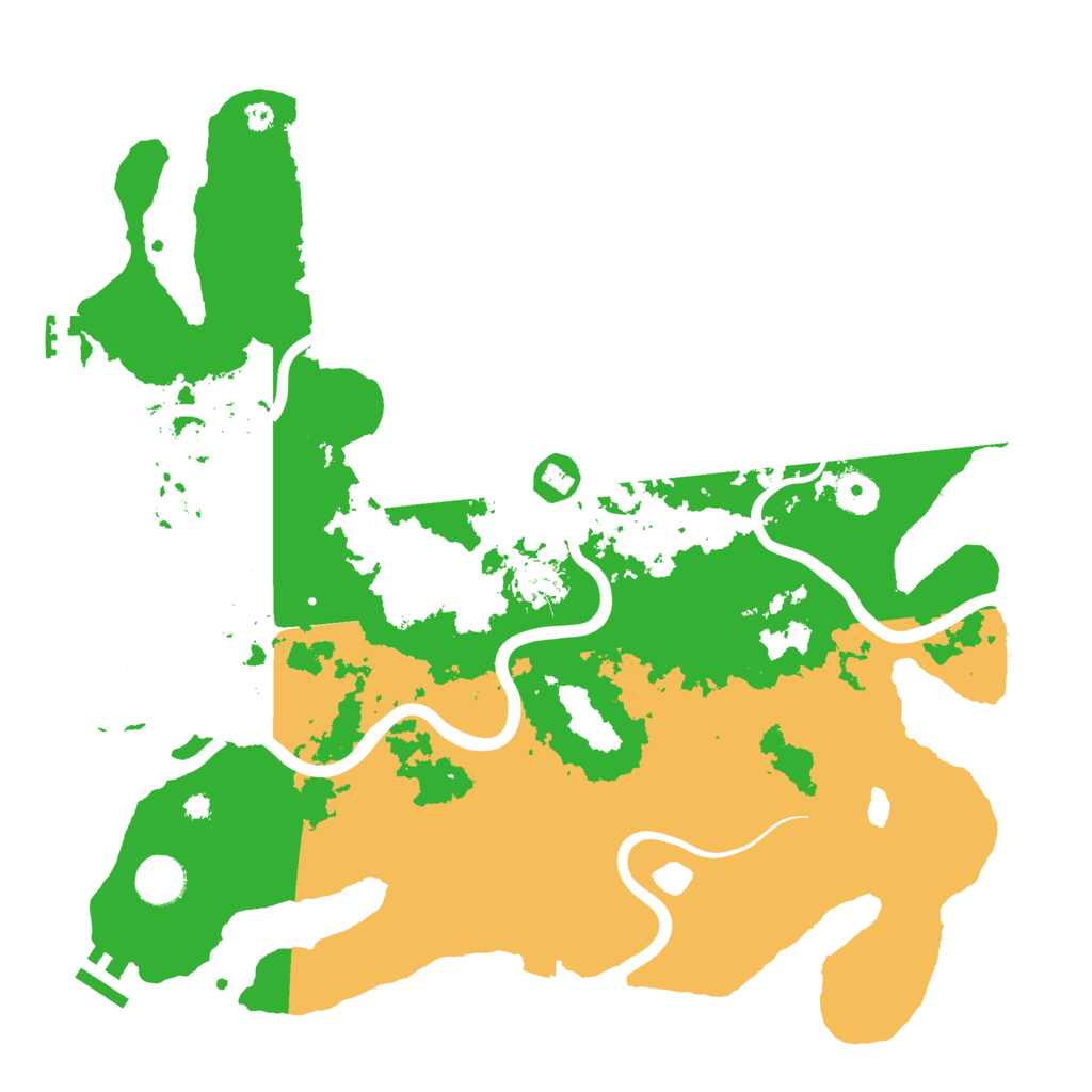 Biome Rust Map: Procedural Map, Size: 3850, Seed: 278101760