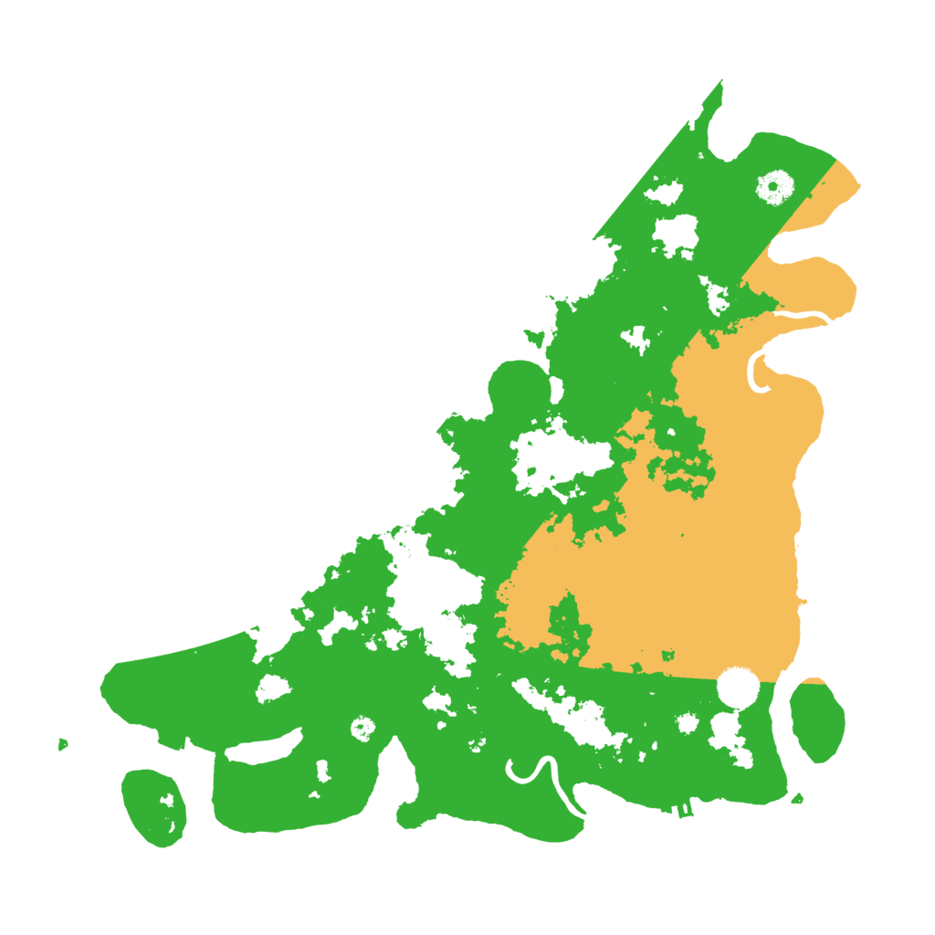 Biome Rust Map: Procedural Map, Size: 4000, Seed: 4211