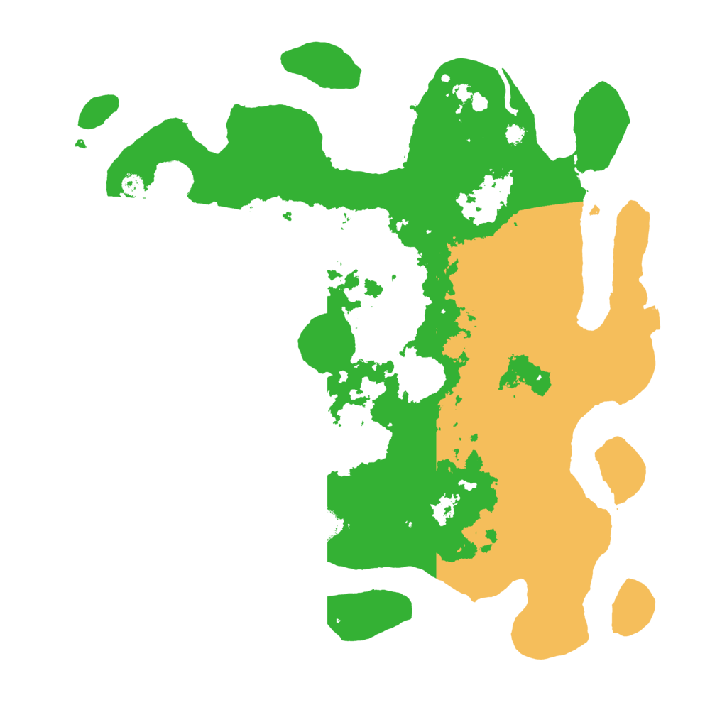 Biome Rust Map: Procedural Map, Size: 3500, Seed: 963476676