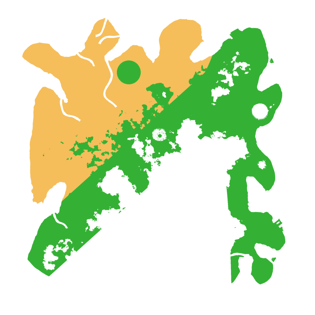 Biome Rust Map: Procedural Map, Size: 3500, Seed: 51128
