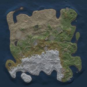 Thumbnail Rust Map: Procedural Map, Size: 3700, Seed: 862554138, 18 Monuments