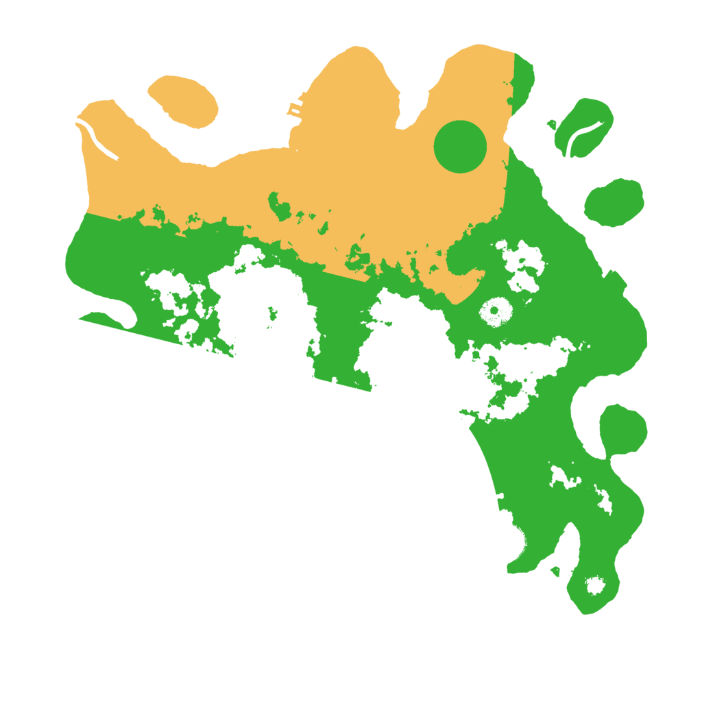 Biome Rust Map: Procedural Map, Size: 3500, Seed: 22448934