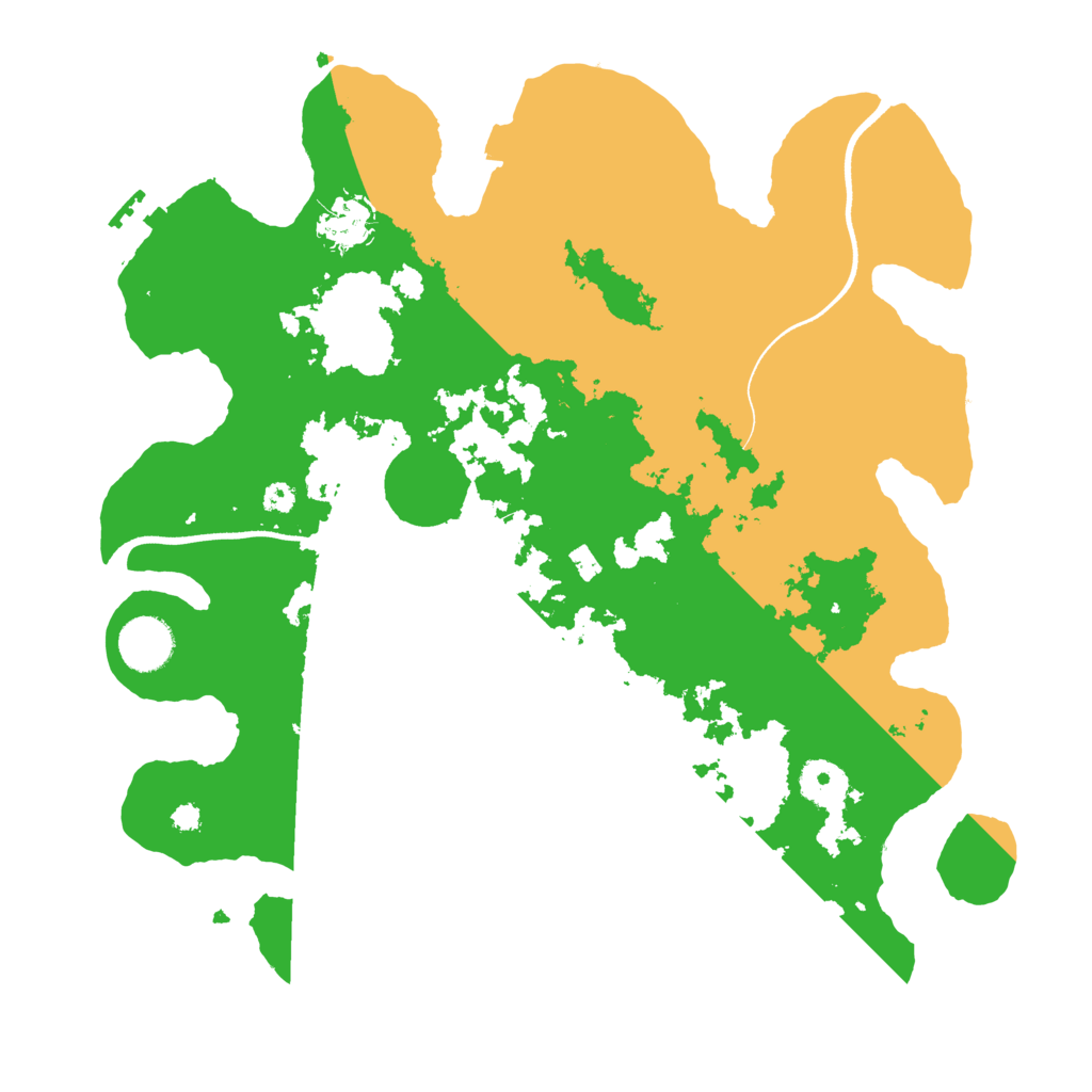 Biome Rust Map: Procedural Map, Size: 3500, Seed: 1824927050
