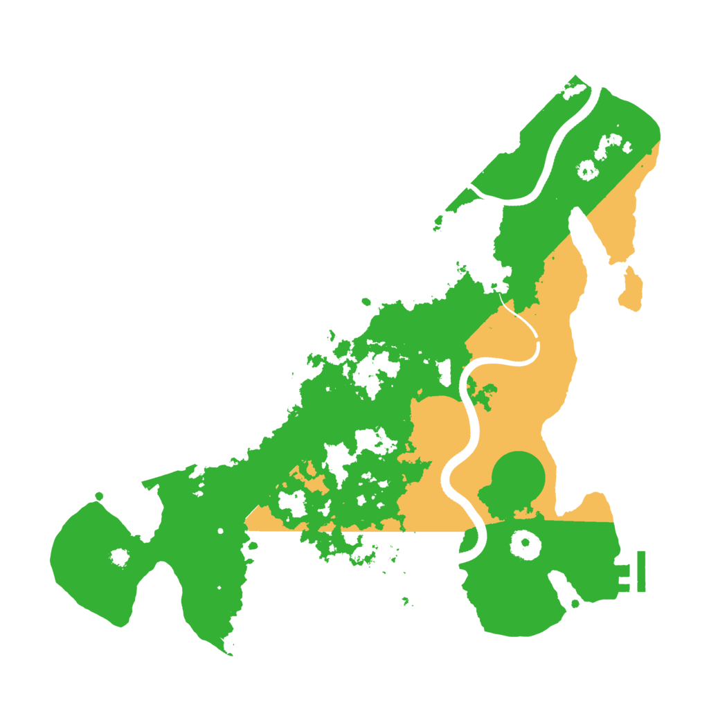 Biome Rust Map: Procedural Map, Size: 3500, Seed: 1064850141