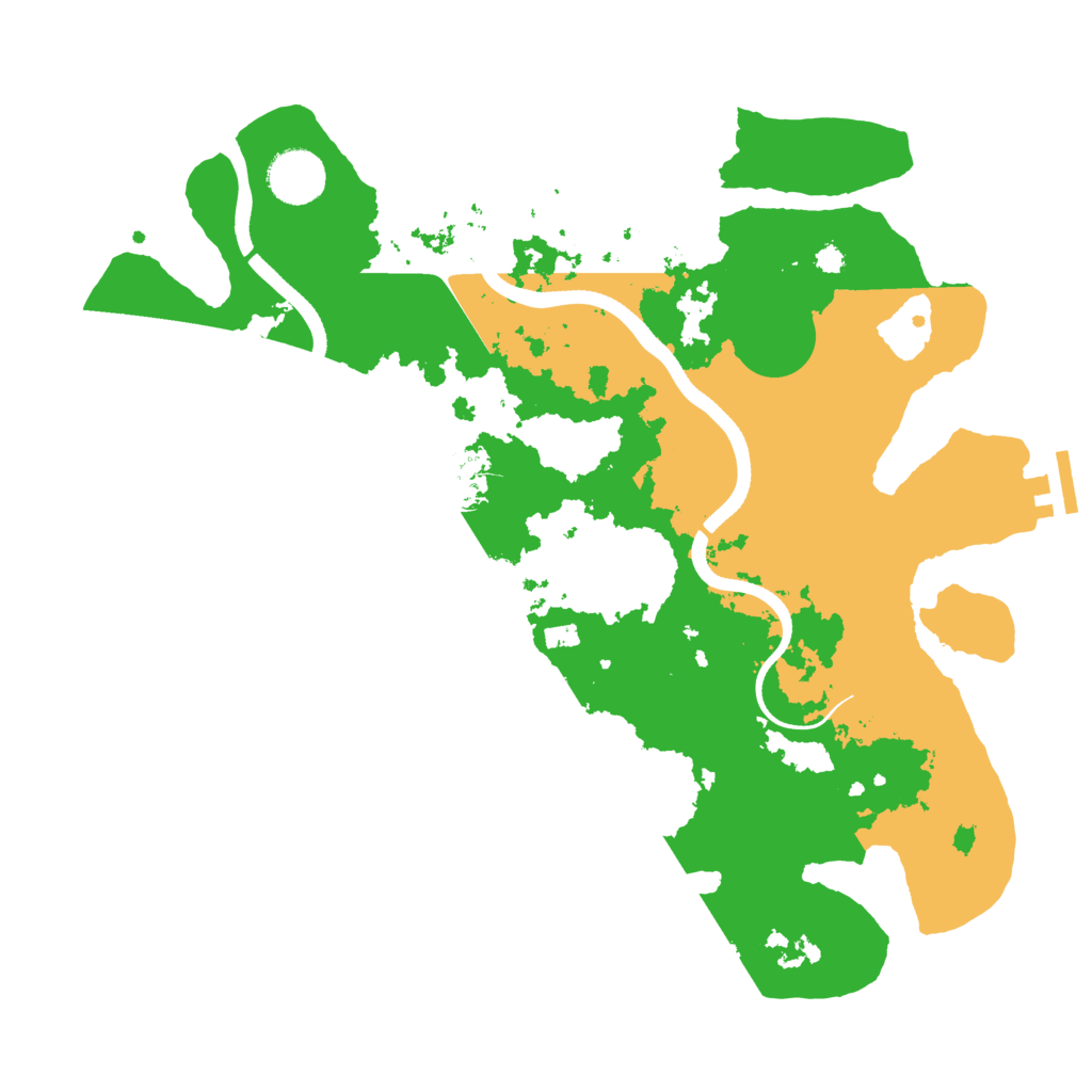 Biome Rust Map: Procedural Map, Size: 3500, Seed: 1531122405