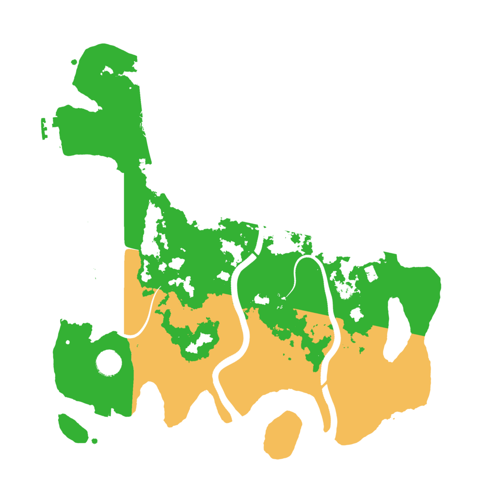 Biome Rust Map: Procedural Map, Size: 3500, Seed: 1194766786