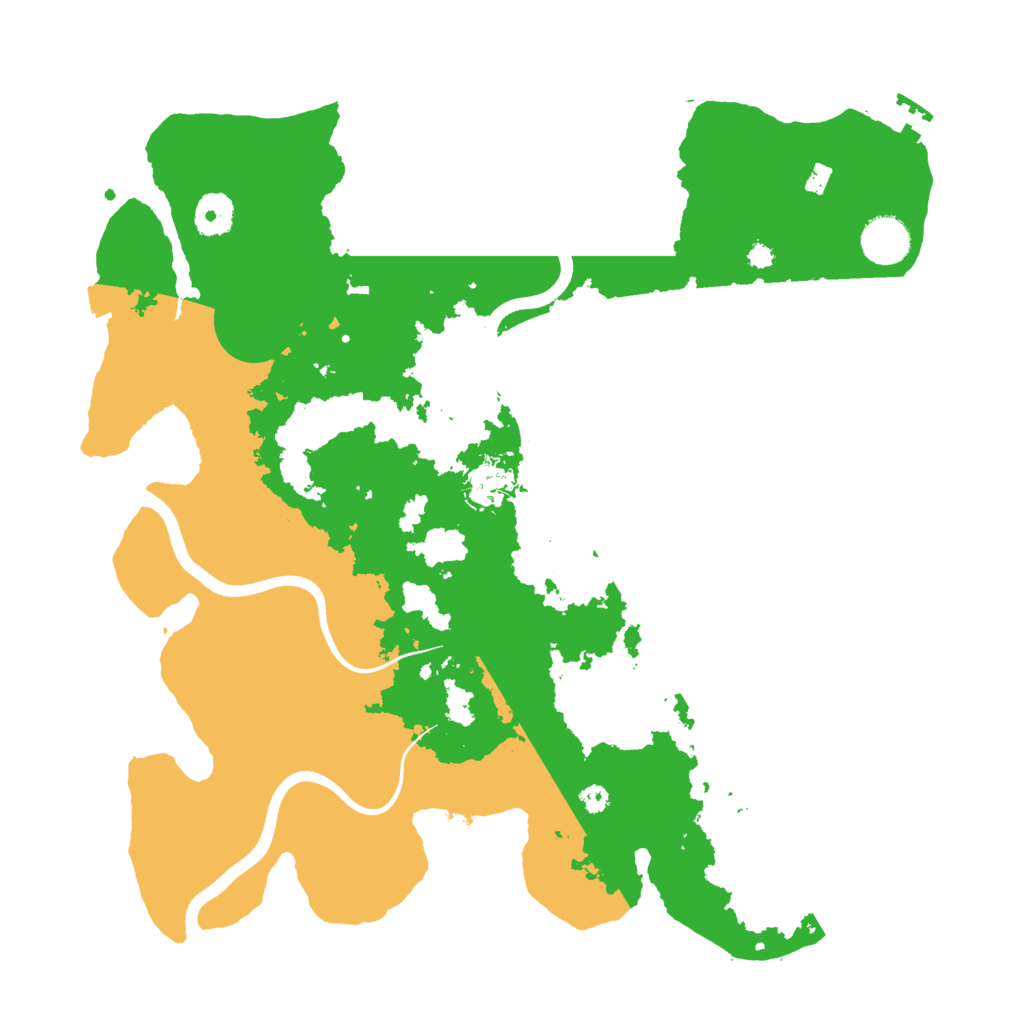 Biome Rust Map: Procedural Map, Size: 3700, Seed: 1432994080