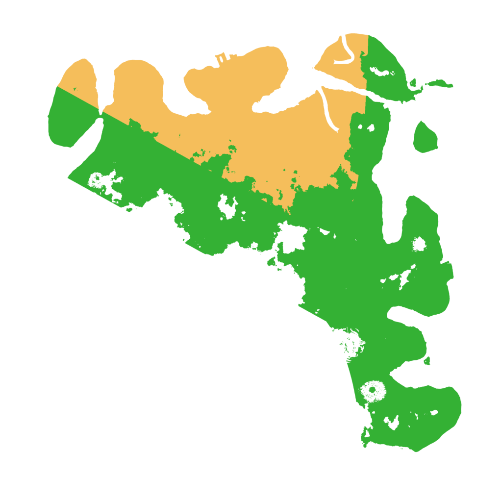 Biome Rust Map: Procedural Map, Size: 3250, Seed: 688396276