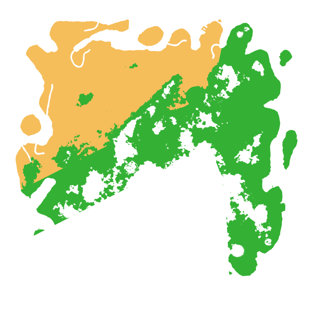 Biome Rust Map: Procedural Map, Size: 4500, Seed: 85281850