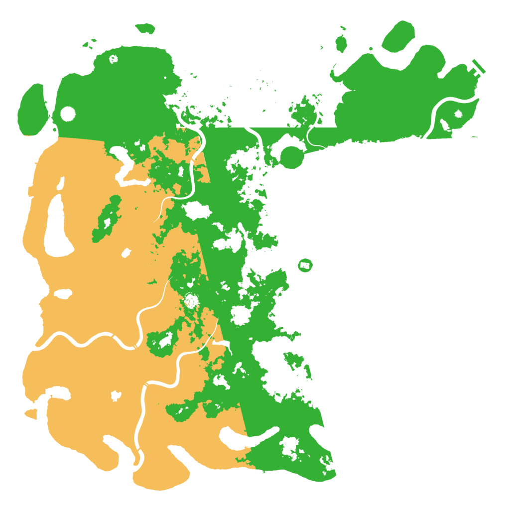 Biome Rust Map: Procedural Map, Size: 6000, Seed: 2109689534