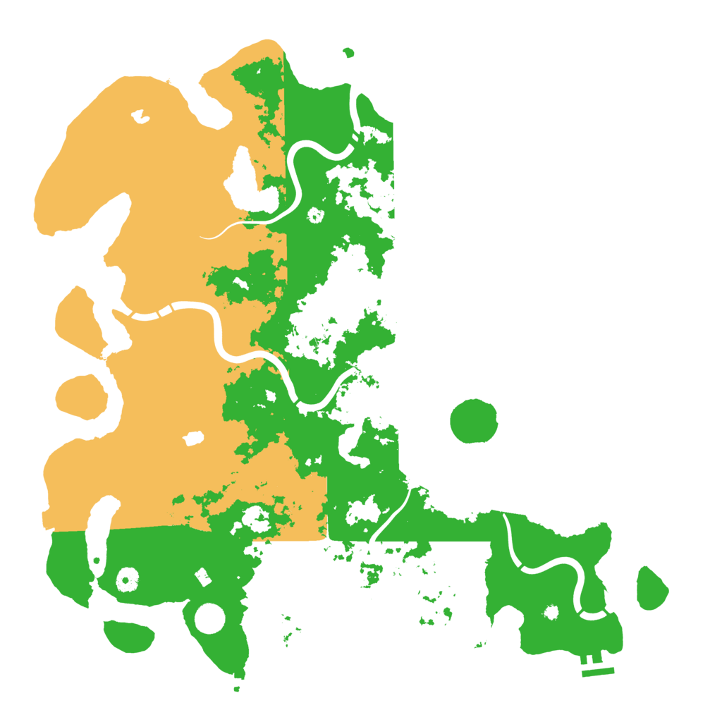 Biome Rust Map: Procedural Map, Size: 4500, Seed: 4319782