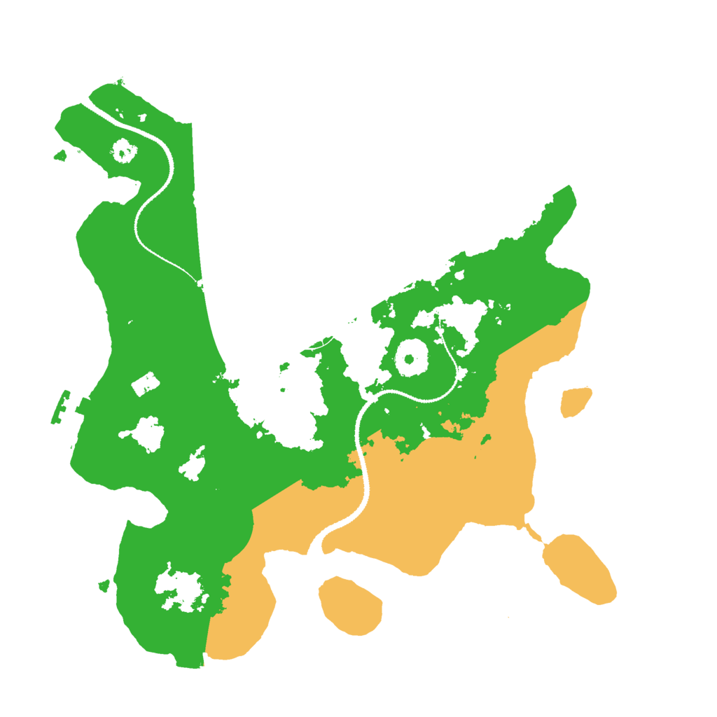 Biome Rust Map: Procedural Map, Size: 3000, Seed: 83951