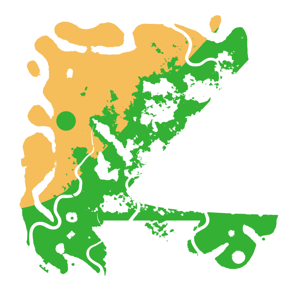 Biome Rust Map: Procedural Map, Size: 4000, Seed: 1325330883