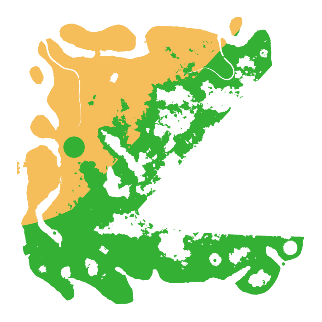 Biome Rust Map: Procedural Map, Size: 4000, Seed: 1325330883