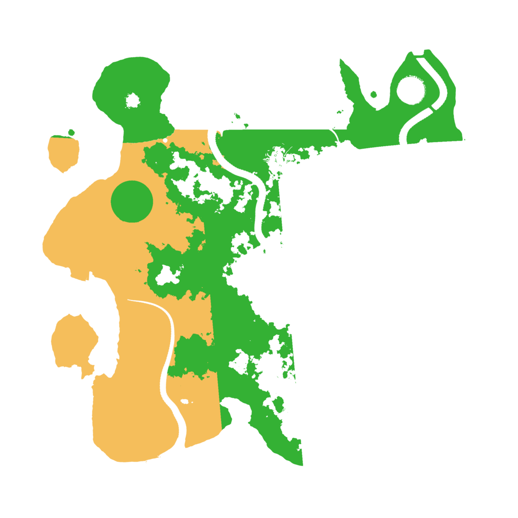 Biome Rust Map: Procedural Map, Size: 3250, Seed: 12081