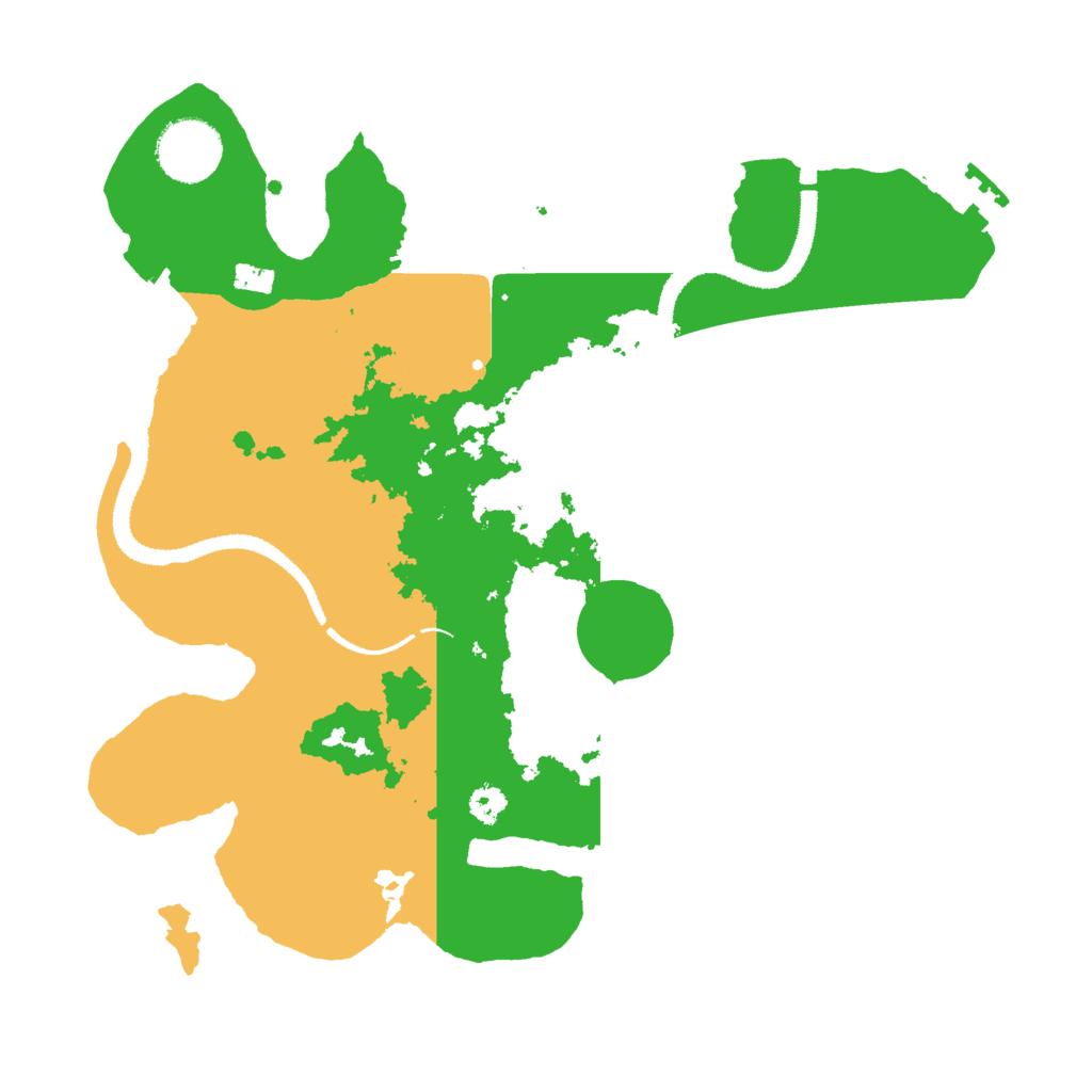 Biome Rust Map: Procedural Map, Size: 3000, Seed: 22120