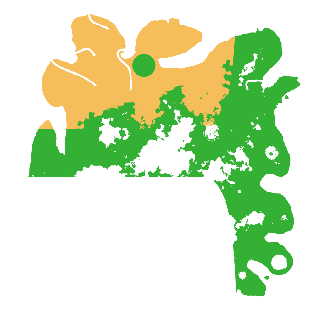 Biome Rust Map: Procedural Map, Size: 3700, Seed: 1941079818