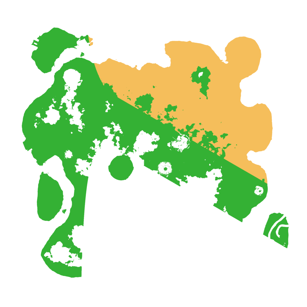 Biome Rust Map: Procedural Map, Size: 3500, Seed: 321551799