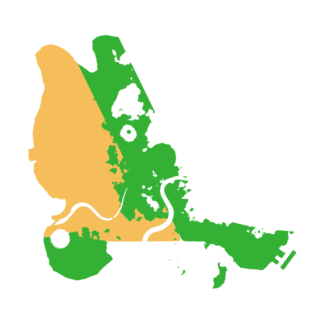 Biome Rust Map: Procedural Map, Size: 3000, Seed: 24482
