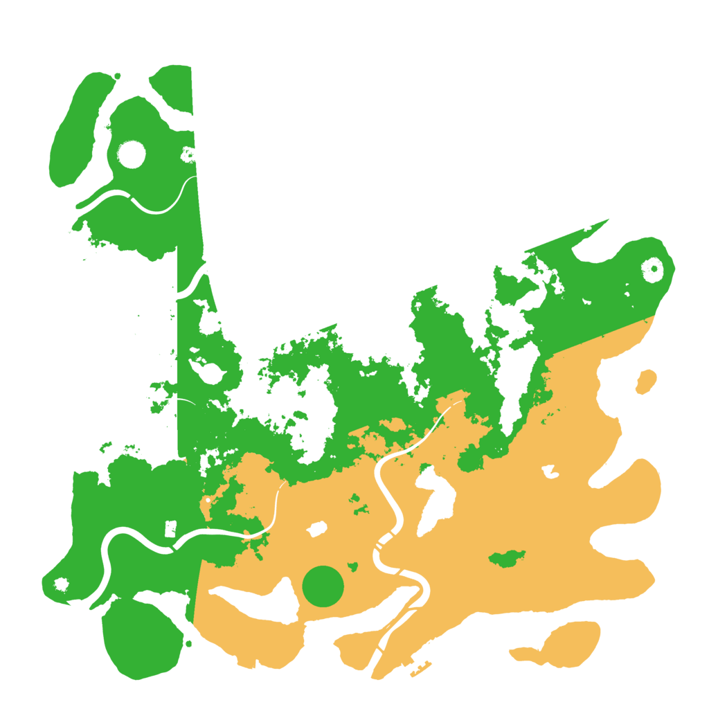 Biome Rust Map: Procedural Map, Size: 4500, Seed: 2052121187