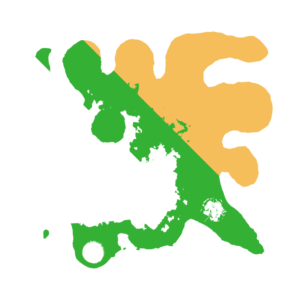 Biome Rust Map: Barren, Size: 2500, Seed: 23214119