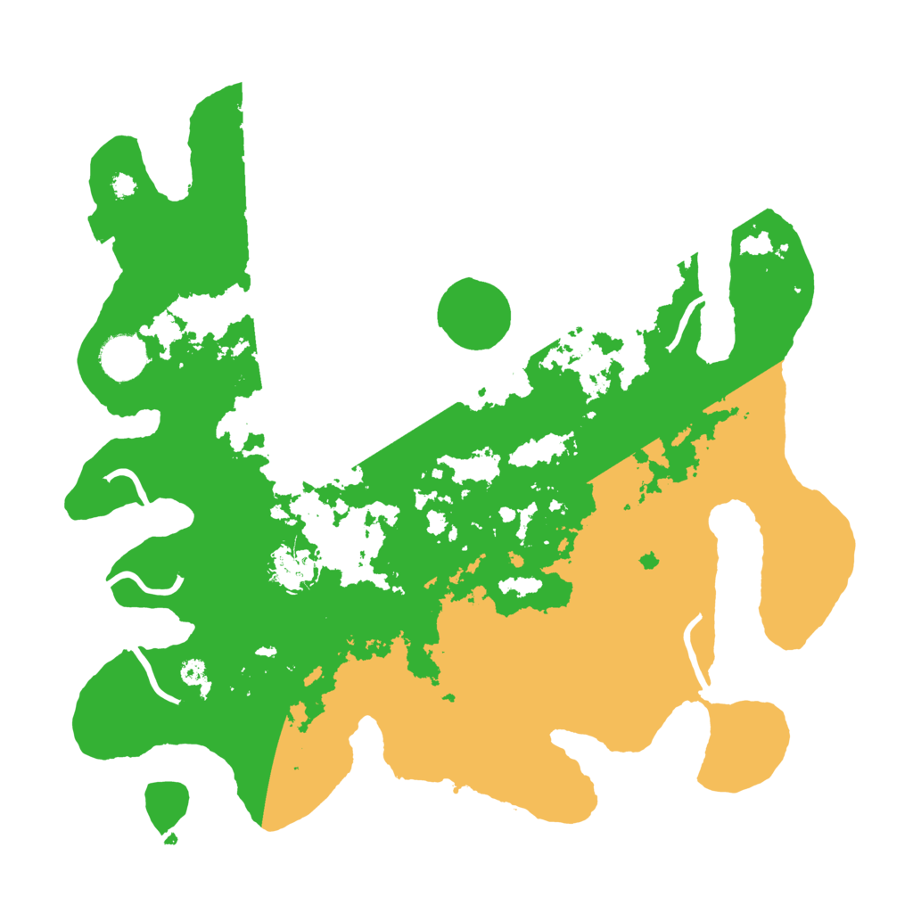 Biome Rust Map: Procedural Map, Size: 3500, Seed: 99664886