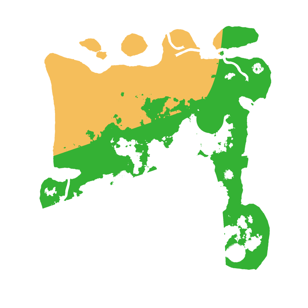 Biome Rust Map: Procedural Map, Size: 3000, Seed: 19335