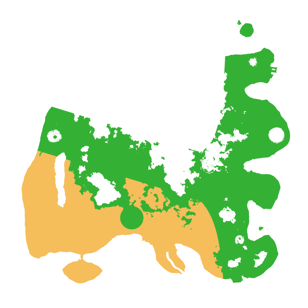 Biome Rust Map: Procedural Map, Size: 3500, Seed: 1401556981