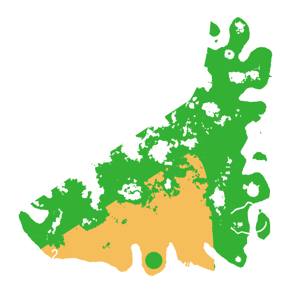 Biome Rust Map: Procedural Map, Size: 4500, Seed: 29714