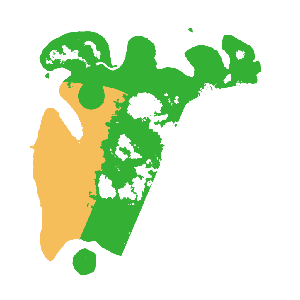 Biome Rust Map: Procedural Map, Size: 3000, Seed: 123123235