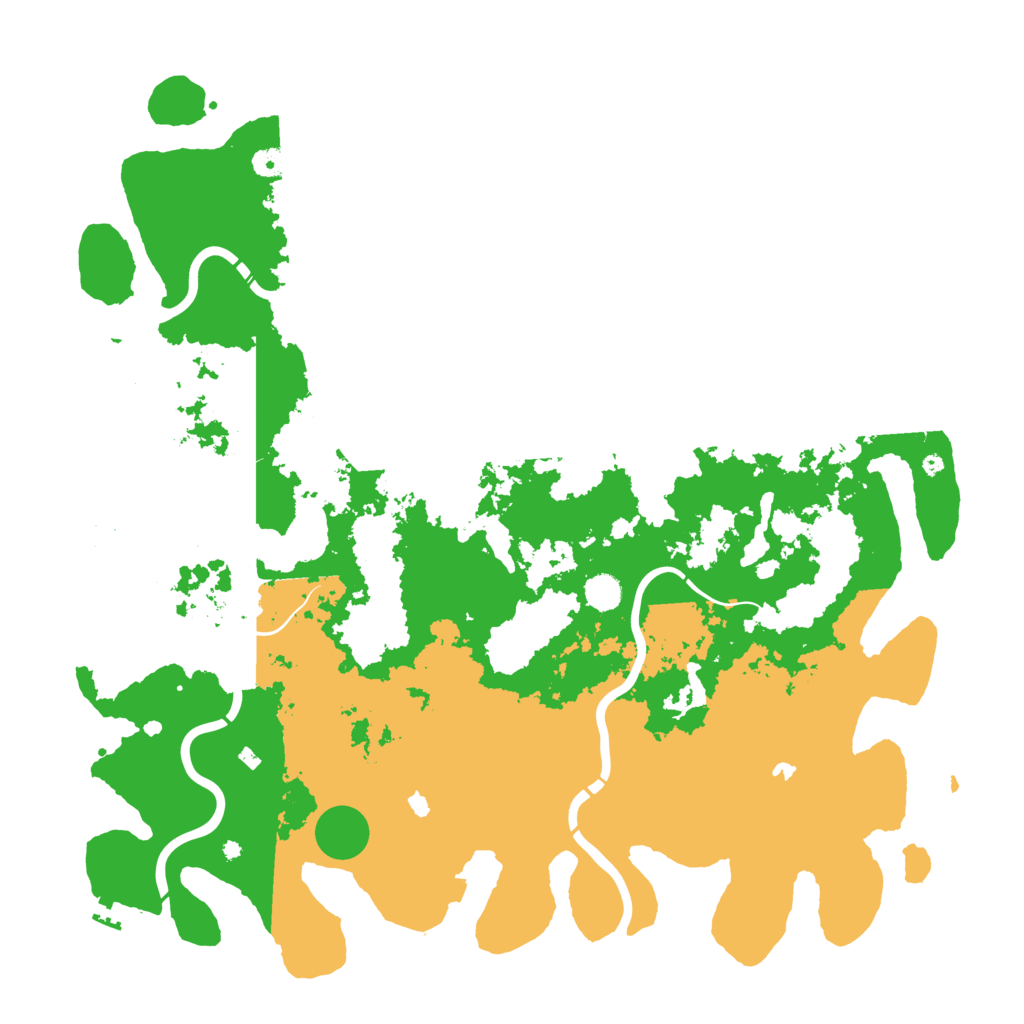 Biome Rust Map: Procedural Map, Size: 5000, Seed: 3996