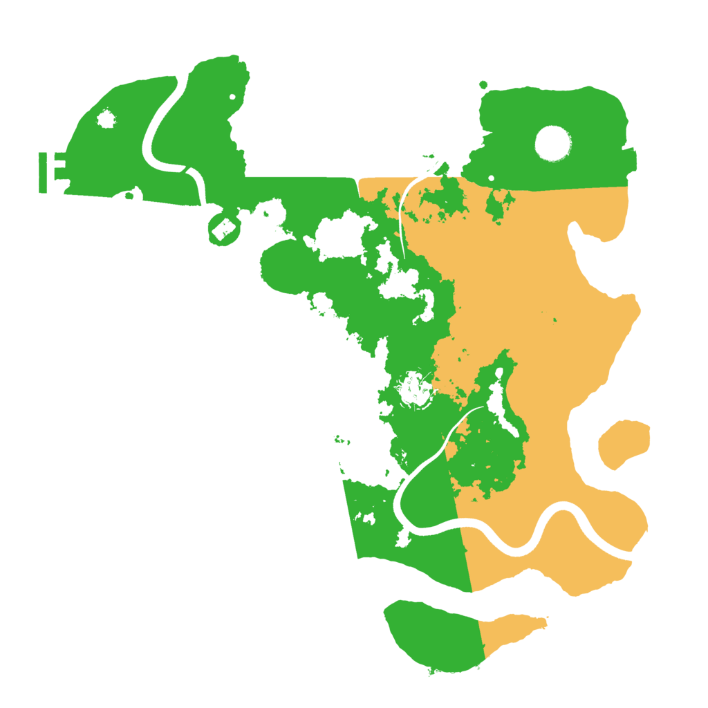 Biome Rust Map: Procedural Map, Size: 3500, Seed: 1820913047