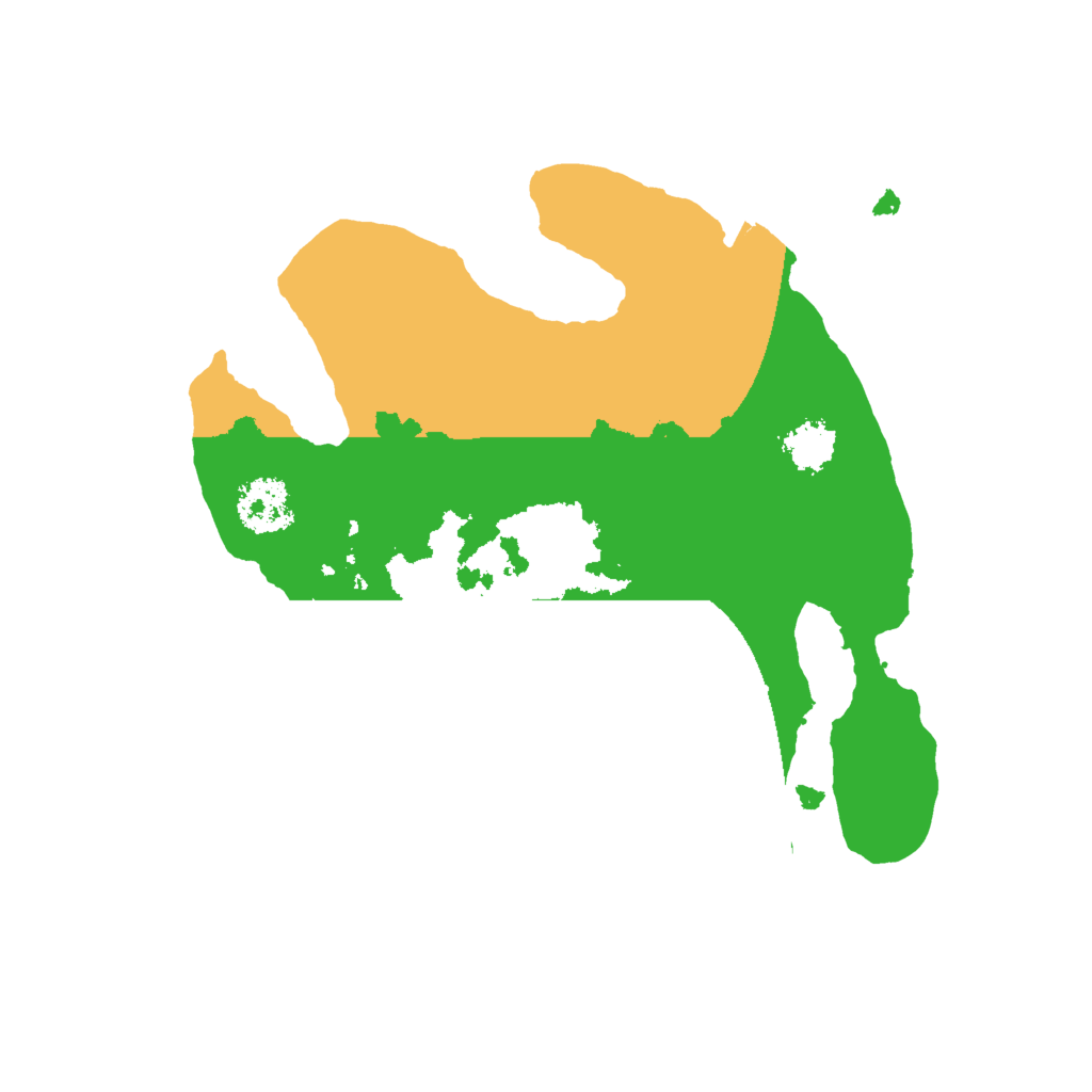 Biome Rust Map: Procedural Map, Size: 2000, Seed: 396189174