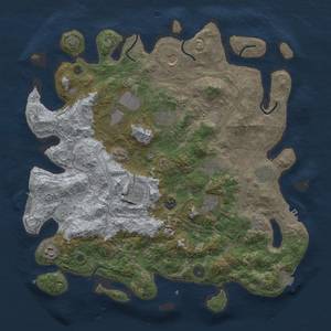 Thumbnail Rust Map: Procedural Map, Size: 4250, Seed: 1273257410, 18 Monuments