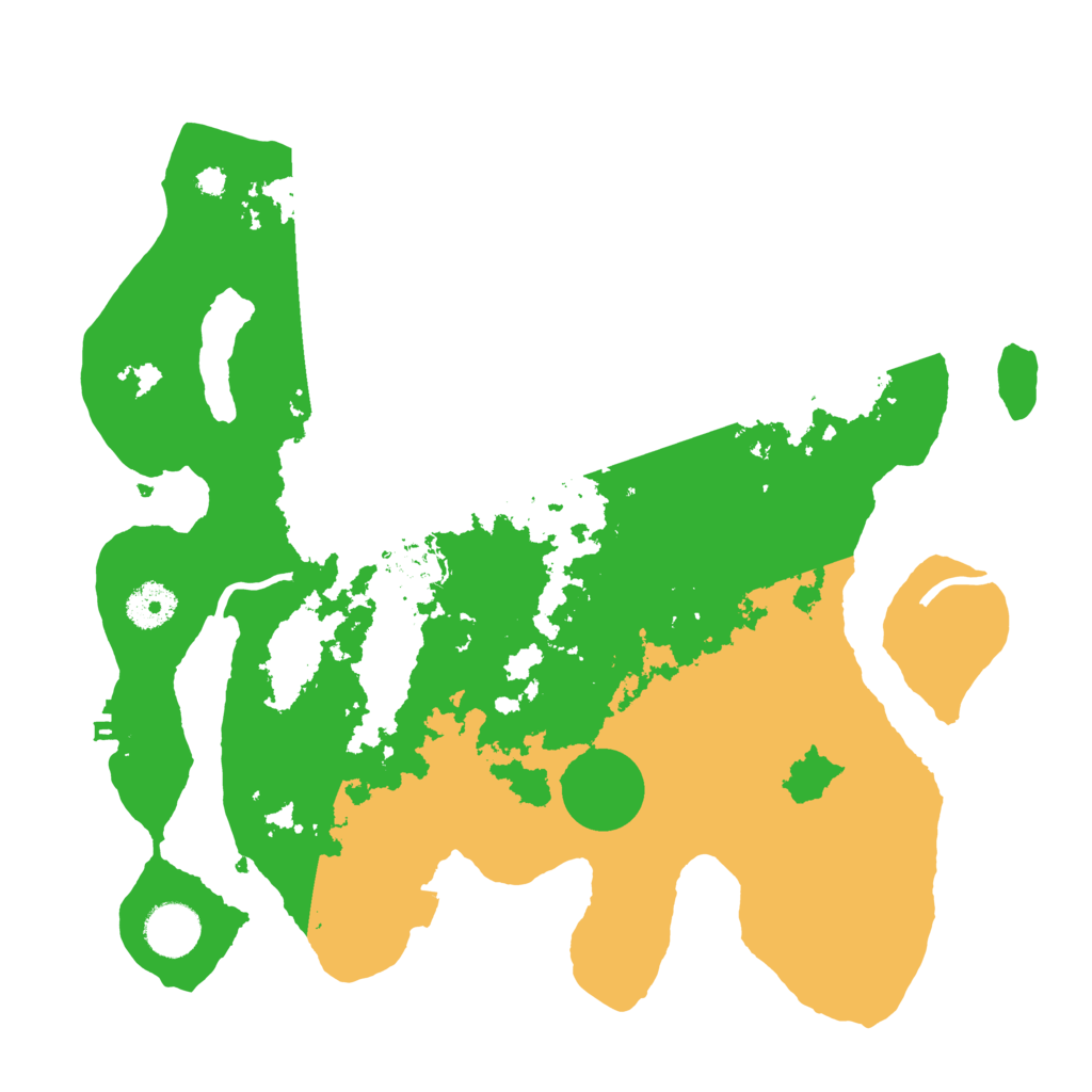 Biome Rust Map: Procedural Map, Size: 3500, Seed: 1886469200