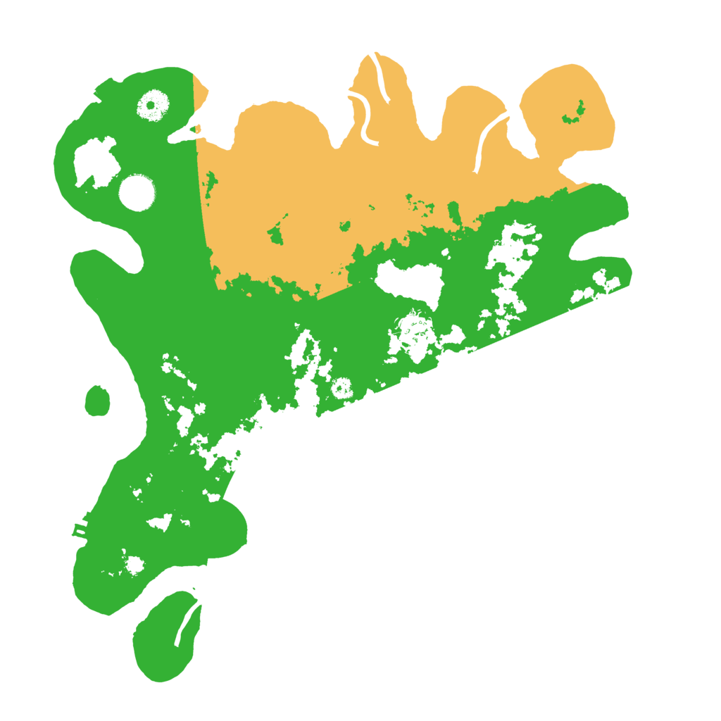 Biome Rust Map: Procedural Map, Size: 3500, Seed: 174696141