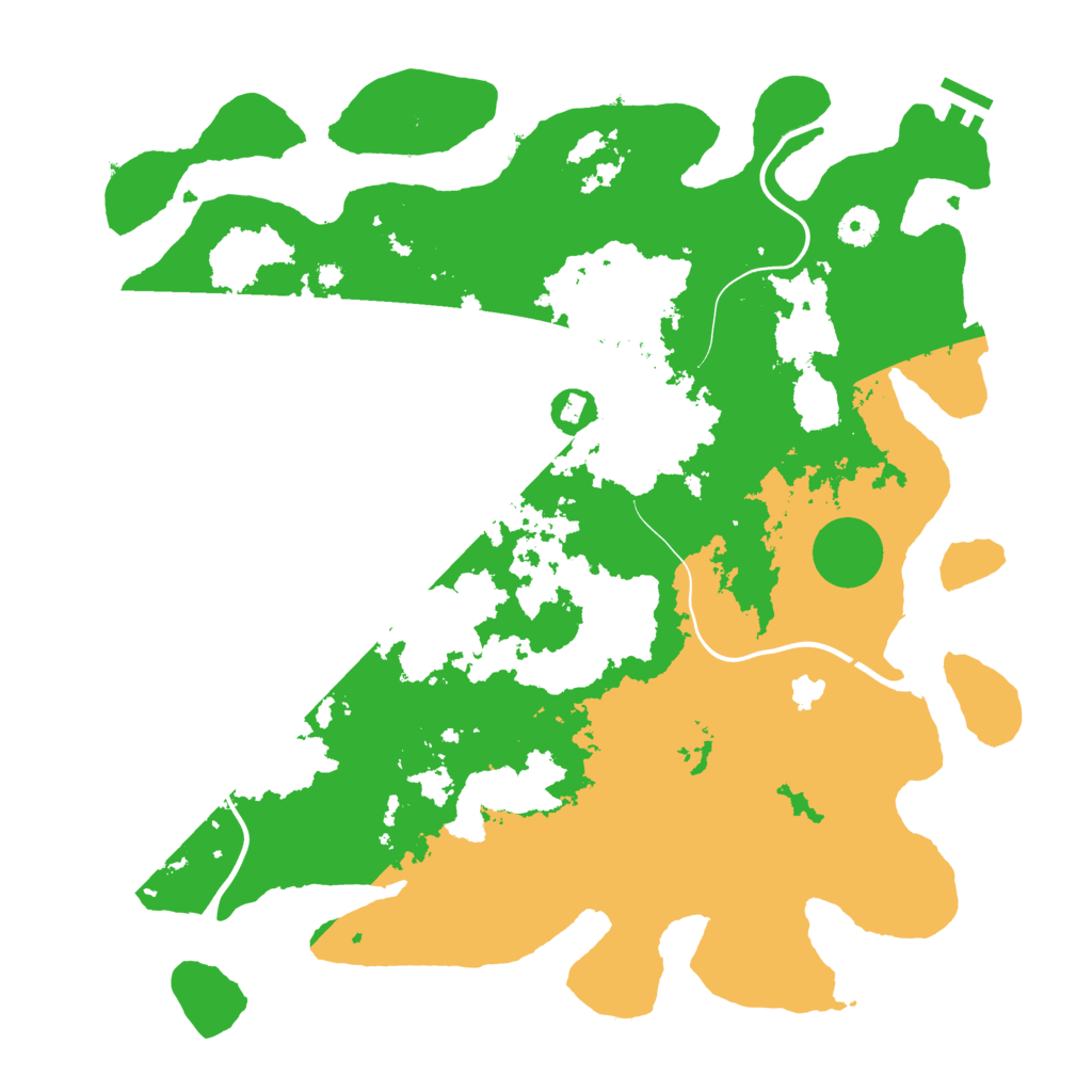 Biome Rust Map: Procedural Map, Size: 4100, Seed: 3482052