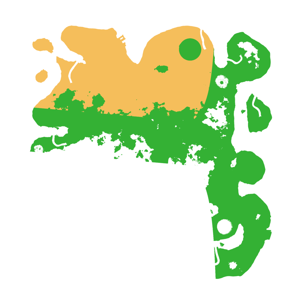 Biome Rust Map: Procedural Map, Size: 3500, Seed: 1823057249