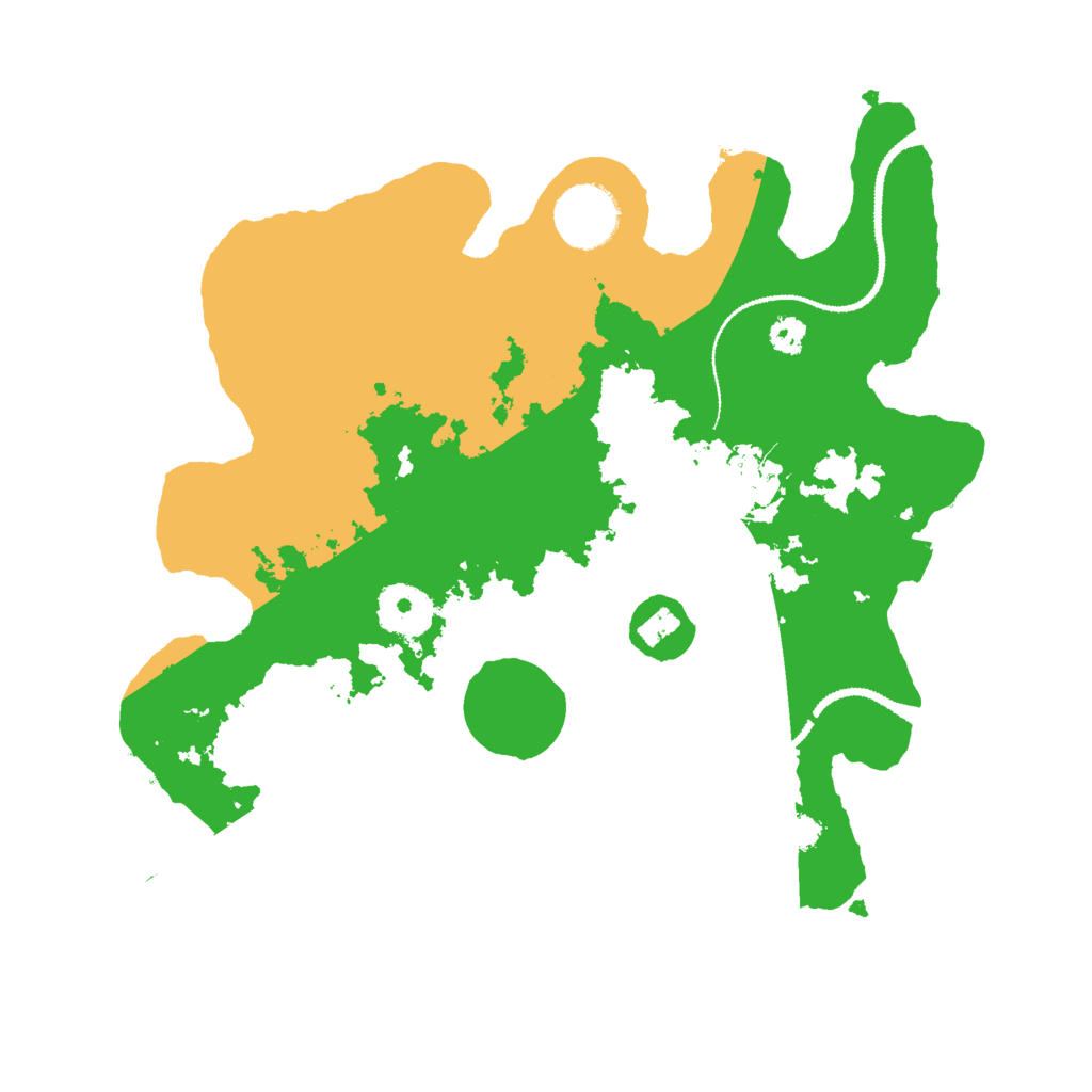 Biome Rust Map: Procedural Map, Size: 3000, Seed: 1012285282