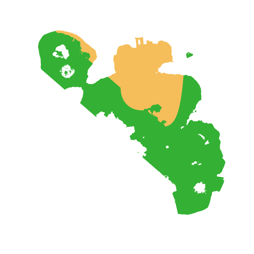 Biome Rust Map: Procedural Map, Size: 2000, Seed: 161417553