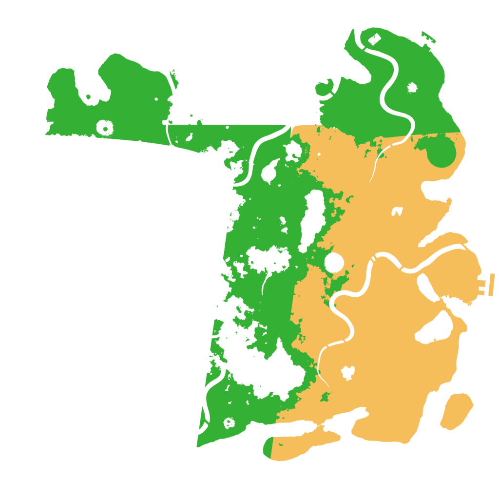 Biome Rust Map: Procedural Map, Size: 4500, Seed: 856904135