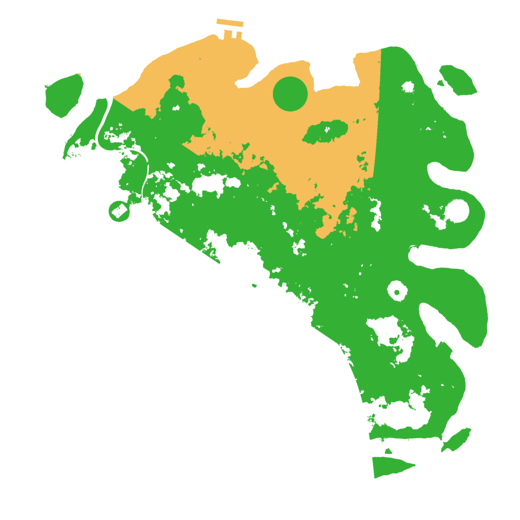Biome Rust Map: Procedural Map, Size: 3950, Seed: 47711992