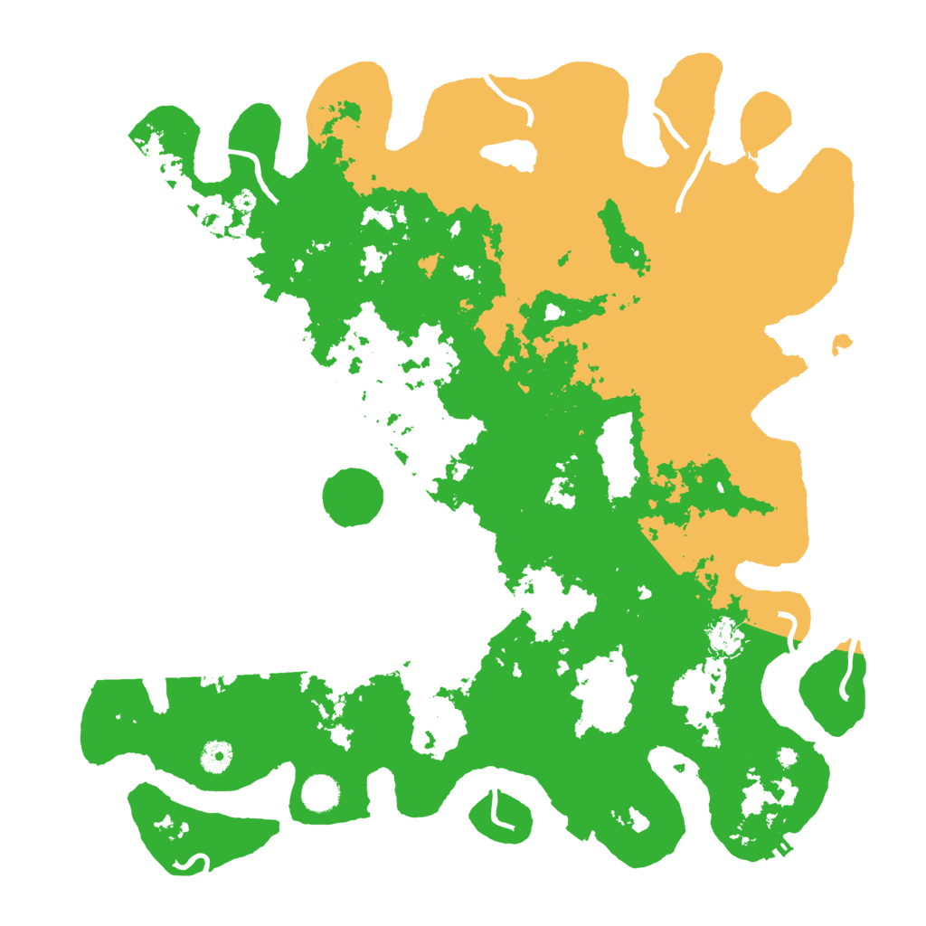 Biome Rust Map: Procedural Map, Size: 4300, Seed: 15966492